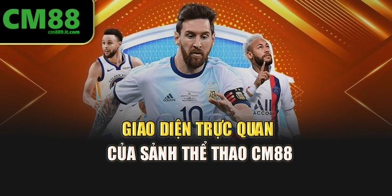 Giao diện trực quan của sảnh thể thao CM88